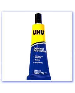 UHU Expanded Polystyrene Adhesive 33ml Glue 27g Tube (RB430010)