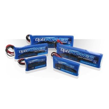 Optipower Ultra 50C Lipo Cell Battery 1800mAh 5S 50C OPR18005S50