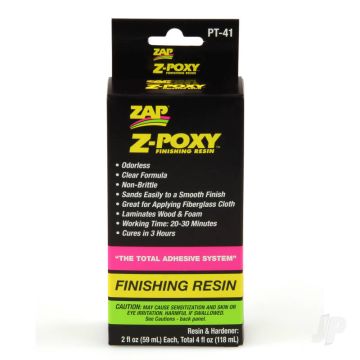 PT41 Z-Poxy Finishing Resin 4oz (Box of 6) 5525788