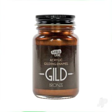GILD Acrylic Gilding Enamel Paint, Bronze (60ml Jar) GLDGDBR0060