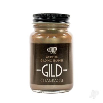 GILD Acrylic Gilding Enamel Paint, Champagne (60ml Jar) GLDGDCM0060