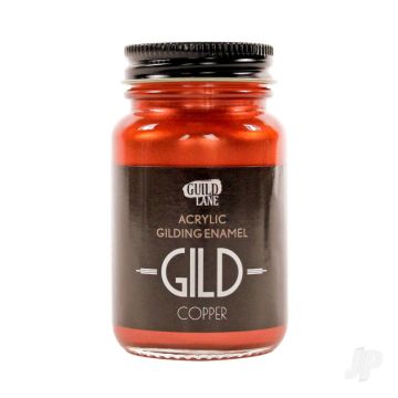 GILD Acrylic Gilding Enamel Paint, Copper (60ml Jar) GLDGDCP0060