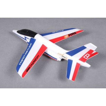 FMS 600MM FREE FLIGHT ALPHA GLIDER KIT (BLUE AND RED) FS0174R