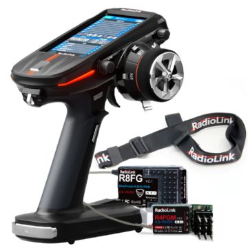 RC8X 2.4GHz 8-Channel Transmitter with R8FG & R4FGM gyro receivers RLKT081003